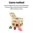 thumbnail image 4 of Juego De Combinación De Cubos Reconocimiento De Colores Juego De Mesa Reconocimiento Clasificación De Formas De Madera Con 13 Bloques De Formas Geométricas Para Niños Niños De Jardín De Infantes Sweethay FN002370-00, 4 of 6
