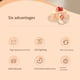 thumbnail image 5 of Bola electrónica inteligente para gatos Wlooms • Juguete móvil inteligente para mascotas • Bola interactiva con batería recargable • Juego activo para gatos y perros, 5 of 8