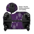 thumbnail image 4 of Haiem Snowflake Gradient Purple Luggage Cover,Durable, Washable Suitcase Protector With Anti-Scratch Technology - Keep Your Luggage Looking New Large, 4 of 9