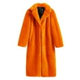 thumbnail image 3 of Pyhlmscde Women's Faux Open Front Long Lapel Cardigan Jacket, Jackets for Women, Fleece Jacket Women, Fall Coats, 3 of 4