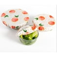 thumbnail image 3 of Kitchen Storage Bags 3Pcs/Set Reusable Beeswax Food And Reusable Food Sustainable Fresh Design Beeswax Wrappings Bowl Cover Waste Biodegradable Sandwich, Kitchen Closure Bags & lids & Boxes, 3 of 6