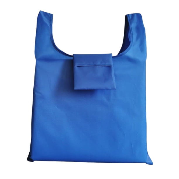 Bolsa de compras reutilizable, lavable, plegable, de tela Oxford resistente, para ir al mercado, acampar y viajar.