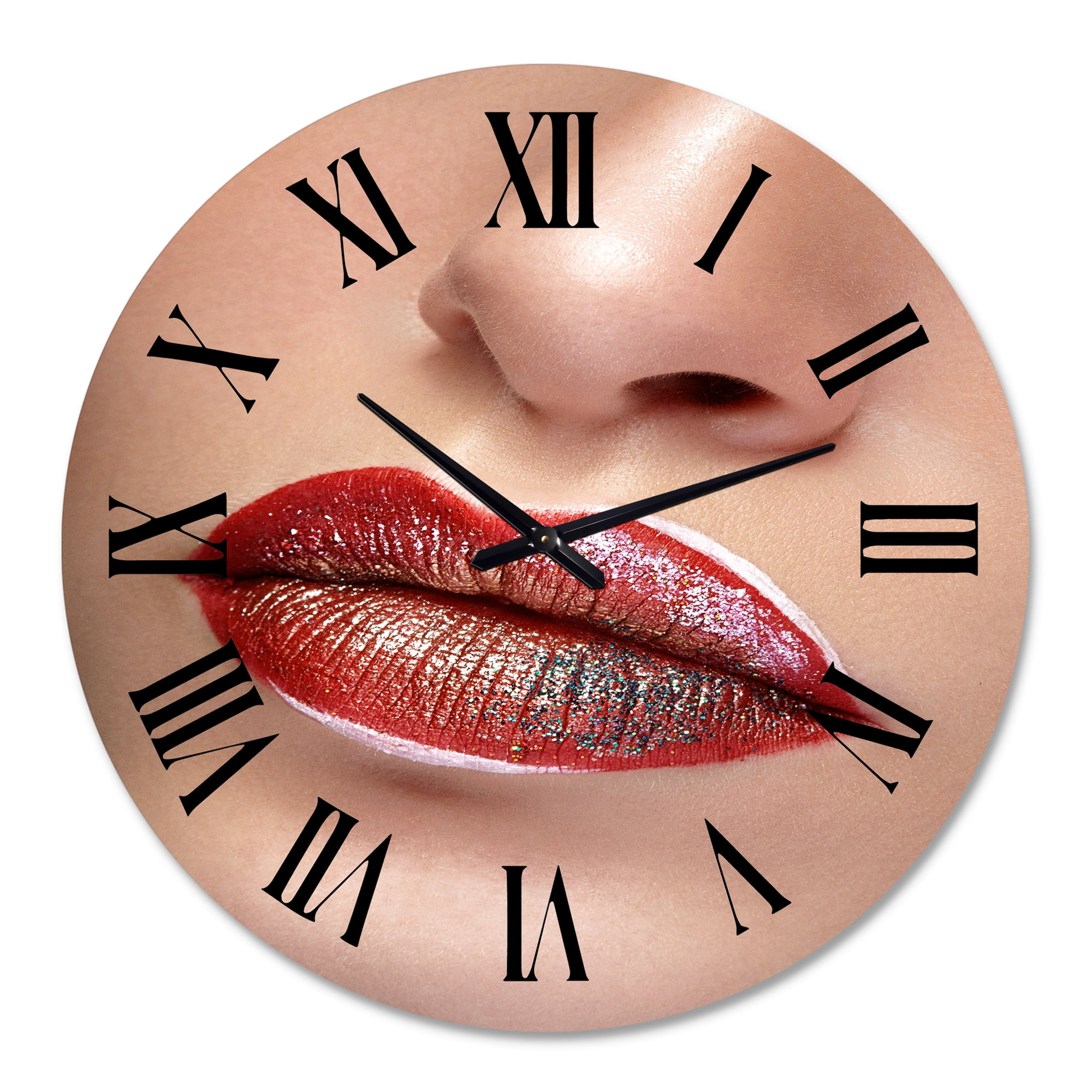 Designart 1 in Modern,Contemporary Wall Clock