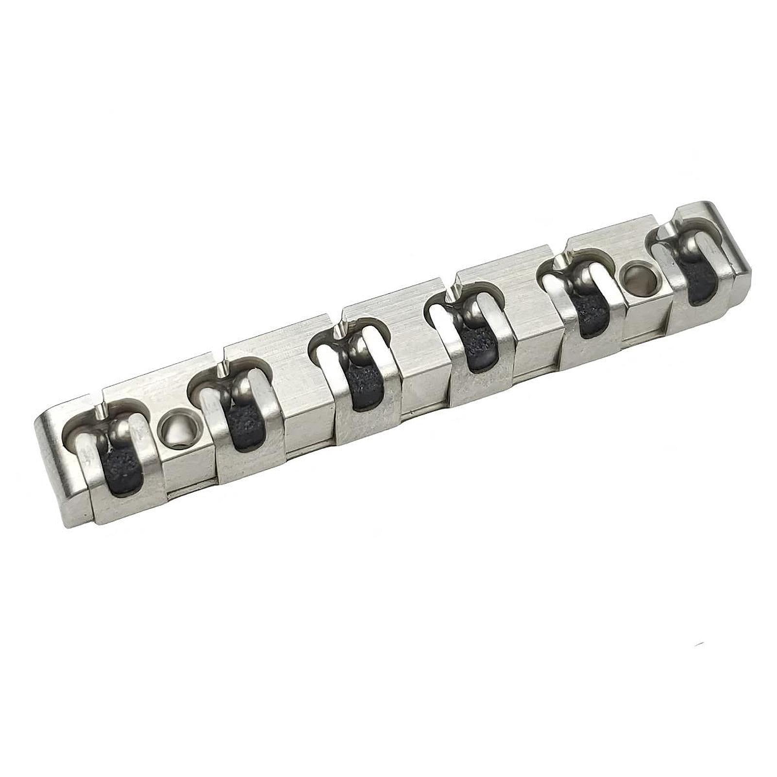 QccHieUs Guitar Nut Electric Guitar Roller Nut Replacement Professional Metal Pre Slotted