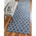 thumbnail image 1 of Unique Loom 3136428 2 x 6 ft. Philadelphia Trellis Runner Rug, Blue, 1 of 1