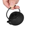 thumbnail image 2 of SHISUYAN Decorative Small Tea Kettle Cast Iron Teapot Tabletop Ornament Adornment, 2 of 8