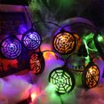 thumbnail image 5 of Luces De Cadena Luces De Cadena 20 guirnaldas de luces LED para decoración, 3 metros, resistentes al agua, accesorios de Halloween (tela de araña D), 5 of 5