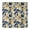 Yellow Lemon Fruit-1, variant on Yellow Lemon Fruit Branches White Pattern Square Fitted Tablecloth with Elastic Edge,Square Table Cover,Washable Elastic Table Cover for Home Kitchen Party Decor 34"x34"