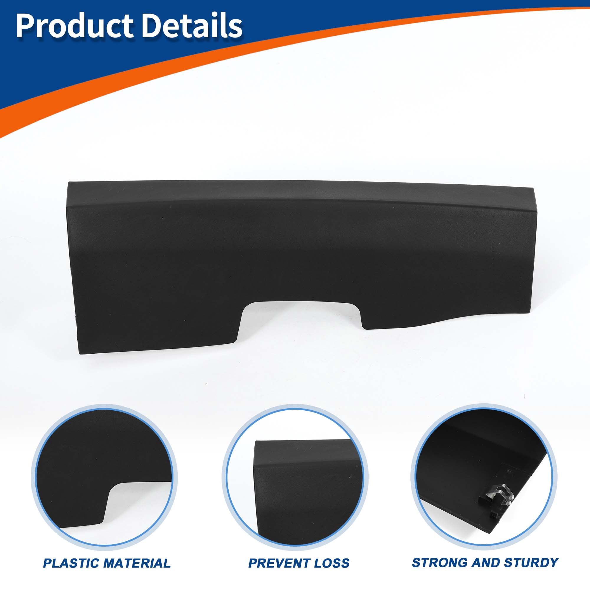 Capuchon De Trou De Remorquage Pour BMW X3 E83 – Cache Plastique Noir, Remplacement Direct 2007-2011 - 14