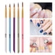 thumbnail image 2 of Juego de bolígrafos de pintura de uñas de doble punta con pincel acrílico para uñas de 5 piezas TFixol Bolígrafos para pintar uñas, 2 of 7