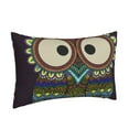 thumbnail image 2 of Daiia Boho Owl Bedding Waterproof Pillow Protector Zippered Queen – Bed Bug Proof Pillow Encasement-14"x20", 2 of 9