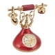 thumbnail image 2 of Reloj despertador con teléfono vintage, único, elegante, preciso, para mesita de noche, decoración para el hogar, cafetería, oficina YF020 3, 2 of 15