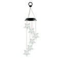 thumbnail image 1 of justharion Solar String Light Color Changing Wind Chime Lamp LED Outdoor Decorative Hanging Light, Five-Pointed Star, Clear, 1 of 7