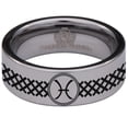 thumbnail image 2 of Pisces Tungsten Carbide Ring, 2 of 9