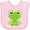 AD-Pink, variant on Inktastic Cute Frog, Green Frog, Frog Prince, Crown Boys or Girls Baby Bib