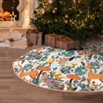 thumbnail image 5 of Sikiie Abstract Plants Mushroom Deer Christmas Tree Skirt, Christmas Tree Decorations, Christmas Decor, Tree Mat Decoration(30-48IN)-30", 5 of 6
