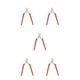 thumbnail image 3 of Soidarity Manicura Nail Cuticle Nipper Tijeras Dead Skin Remover Clippers Tool Mango de silicona Antideslizante Cuidado profesional Rojo Type2 NO2, 3 of 6