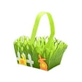 thumbnail image 2 of GUOOL Panier de Pâques avec Poignée de Transport pour Enfants Motif Mignon Lapin de Pâques Orange, 2 of 9