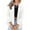White, variant on under $15 Turilly Women's Coats for Cold Winter Women's Casual Blazer Jackets Suit Long Sleeve Open Front with Button Pockets for Business Office