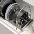 thumbnail image 4 of Expandable Organizer For Kitchen Equipment, Plastic, Gray, 4 of 4