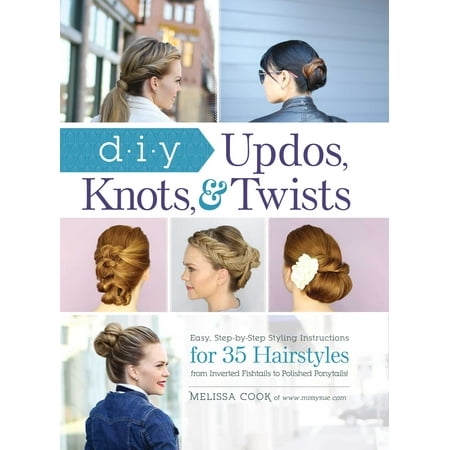 Twist Knot End - DIY Updos, Knots, and Twists : Easy, Step-by-Step Styling Instructions for 35 Hair Styles - from Inverted Fishtails to Polished Ponytails!