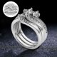 thumbnail image 3 of Anillos para mujer, regalos para mujer, oro rosa, diamante blanco natural, joyería romántica para bodas, anillo, 3 of 5