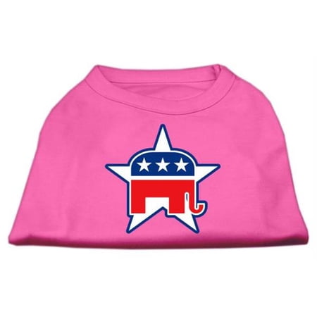 Mirage Pet Products Republican Screen Print Shirts Bright Pink M - 12