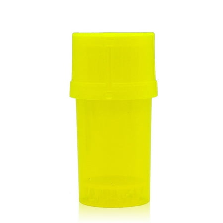 

30PCS Manual Herb Grinder Spice Mill Box Pepper Plastic Grinding Tool Miller Large Capacity Storage Kitchen Accessory Home Supplies Yellow