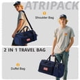 thumbnail image 2 of TRIPGEAR Large 60L 2-in-1 Convertible Sports Bag, Multi-functional Travel Duffle with Shoe Compartment for Daily Use, 2 of 7