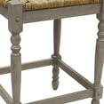 thumbnail image 4 of HomeRoots 516142 24 x 16.5 x 16.5 in. Natural & Gray Backless Counter Height Bar Chair with Footrest, 4 of 5