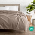 thumbnail image 3 of Bare Home Polar Fleece Bed Blanket - Lightweight - Premium Fleece - Throw, Taupe, 3 of 10