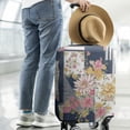 thumbnail image 2 of Pioneer Flower Floral Print Pattern Luggage Cover Fashion Suitcase Cover Baggage Covers Fit 25-28 Inch Luggage (Go Travel), 2 of 5