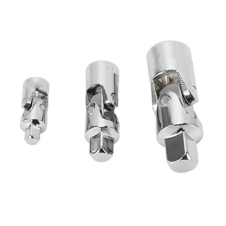 

Universal Joint Set 1/4in 3/8in 1/2in Socket Adapter Kit High Strength For Vehicle Maintenance