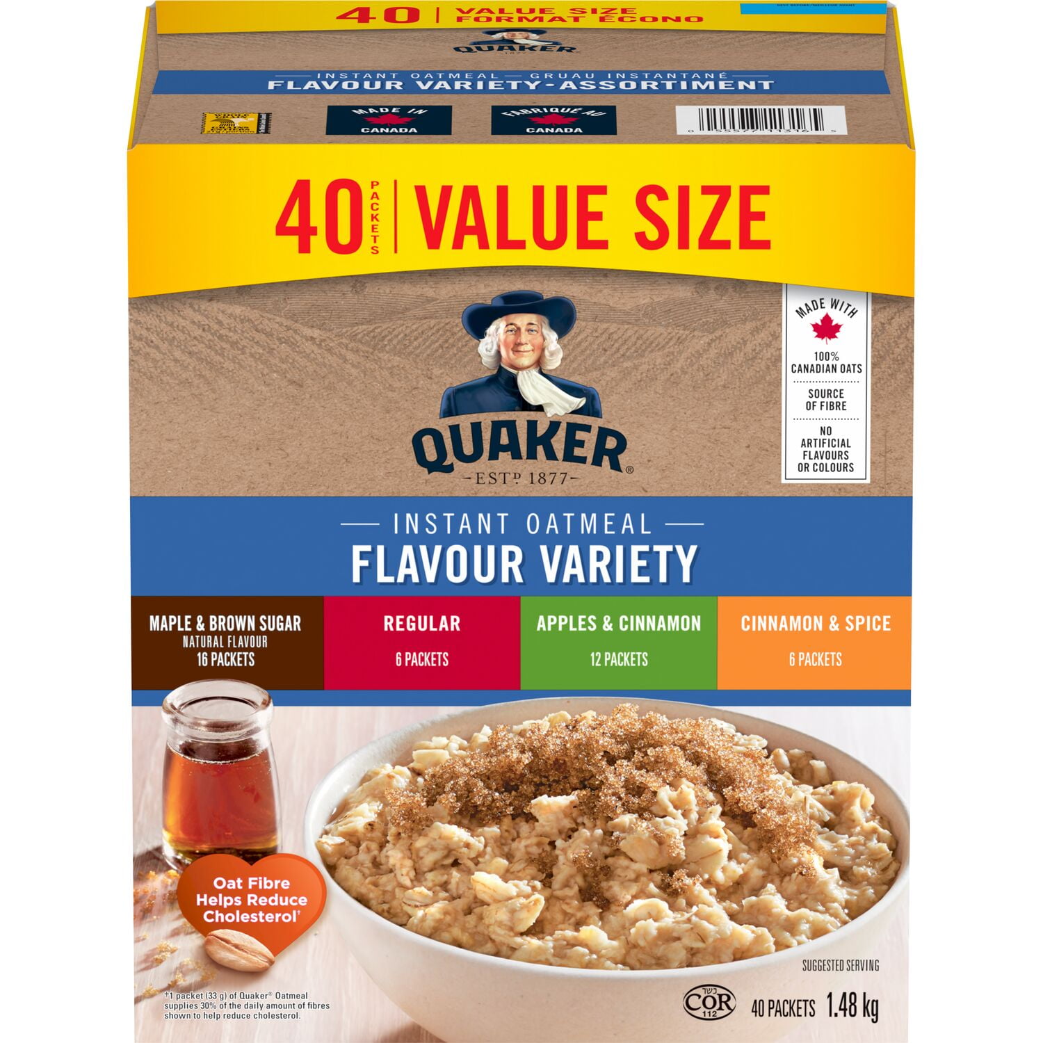 Quaker Gruau Instantane Assortment