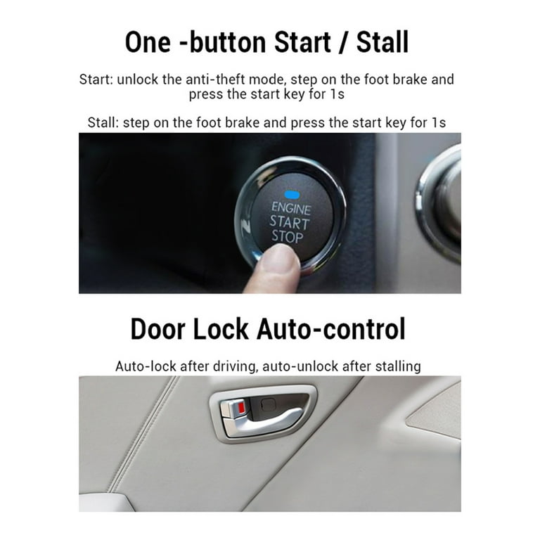 XWQ 1 Set Alarm Remote Control Keyless Easy to Use Durable Car