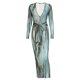 thumbnail image 4 of Vestido largo de manga larga para mujer Mind Of My Own, vestido largo con tirantes visualmente fino, bolso de moda, vestido con estampado de rayas a la cadera Pompotops  hdfakjf8451, 4 of 8