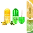 thumbnail image 2 of Xihbxyly Set Voluminizador de Labios, Brillo Hidratante con Sabor a Almendras Dulces, Brillo Labial Hidratante con Limón y Lima, Labios Más Voluminosos Sin Agrietarse, Uso Diurno y Nocturno, Perfecto, 2 of 7