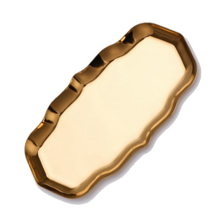 

Clearance!!Metal Towel Tray Stainless Steel Towel Tray Dinner Plates Storage Tray Snack Tray