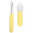 thumbnail image 1 of KAKOWELY seam ripper tool Handy Seam Ripper Thread Remover Tools with Grip Handle Stitch Removal Needlework Repairs Tools for Sewing Crafting Projects Supplies Yellow, 1 of 4