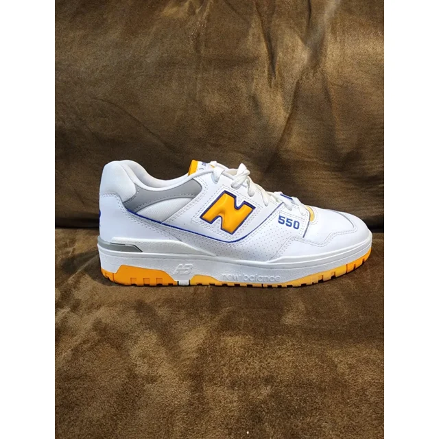 AUTHENTIC NEW BALANCE MENS 550 LAKERS PACK VIBRANT ORANGE (BB550WTO) US 9.5D