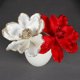 thumbnail image 4 of 1 paquete Estilo 2 Decoraciones de arreglos florales navideños Flores navideñas Flores falsas de tres capas Guirnalda de árbol de Navidad Accesorios de ratán 9x25 cm flores ANGGREK  Otros, 4 of 8