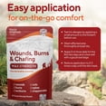 thumbnail image 5 of Marie Originals Wounds, Burns & Chafing Cream 10 Packets, Fast-Acting Anti Chafe Relief, Natural Botanicals, Soothes Dry Cracked Skin, On-The-Go First Aid, 5 of 9