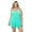 Midori, variant on Aqua Green, Women's Plus Size Y-Back Tankini, Rose Quartz Pink, 2X
