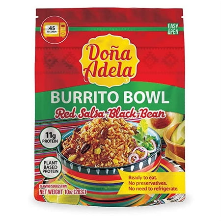 Doña Adela Burrito Bowls Green Sauce 2 Pack 10oz each