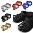 thumbnail image 1 of Headlights Plastic Croc Small Light Funny Shoe Accessories Running And Camping Usb, 1 of 5