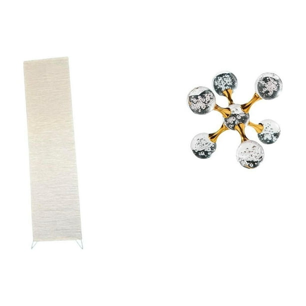 Lámpara de pie con pantalla esférica de burbujas, decoración moderna para sala de estar, con cubierta decorativa para mesa o escritorio, ideal para of