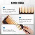 thumbnail image 1 of SUTENGDA Wide Tooth Comb  Large Handle Detangler Smooth Hair Combs  For Long Oily Curly Thick Hair  Reduce Hair Loss&Damage Breakages  Detangling Comb for Wet or Dry Use, 1 of 7