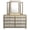 Ivory, Camel - Dresser With Mirror, variant on Lorient 8-drawer LED Bedroom Dresser Cabinet Ivory and Camel
