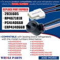 thumbnail image 2 of Whole Parts Refrigerator Defrost Heater Assembly Part# DA47-00321A - Replacement and Compatible with Some Samsung and Kenmore Refrigerators, 2 of 6