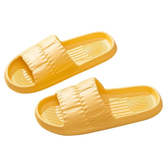 Pisexur House Slippers for Men and Women, Massage Shower Shoes for Bathroom Non-Slip House Slides, Soft Comfy Pillow Slippers Bedroom Cloud Slippers Beach Sandals-Suitable for Indoor and Outdoor
